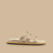Farm Rio Gold Knot Slide Sandal - Farm Rio