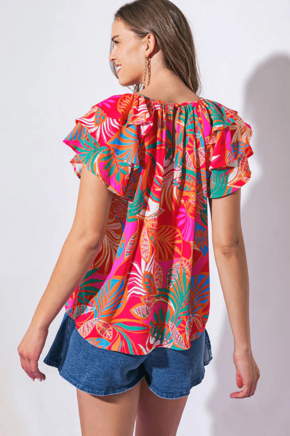 Flying Tomato On My Mind Red Woven Top - Flying Tomato