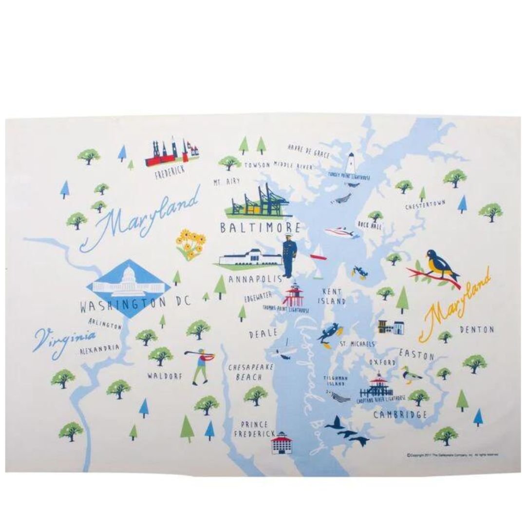 Galleyware Chesapeake Bay Kitchen Towel - Galleyware