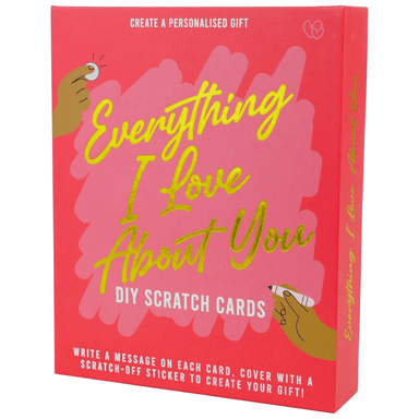 Gift Republic Everything I Love About You - DIY Scratch Cards - Gift Republic