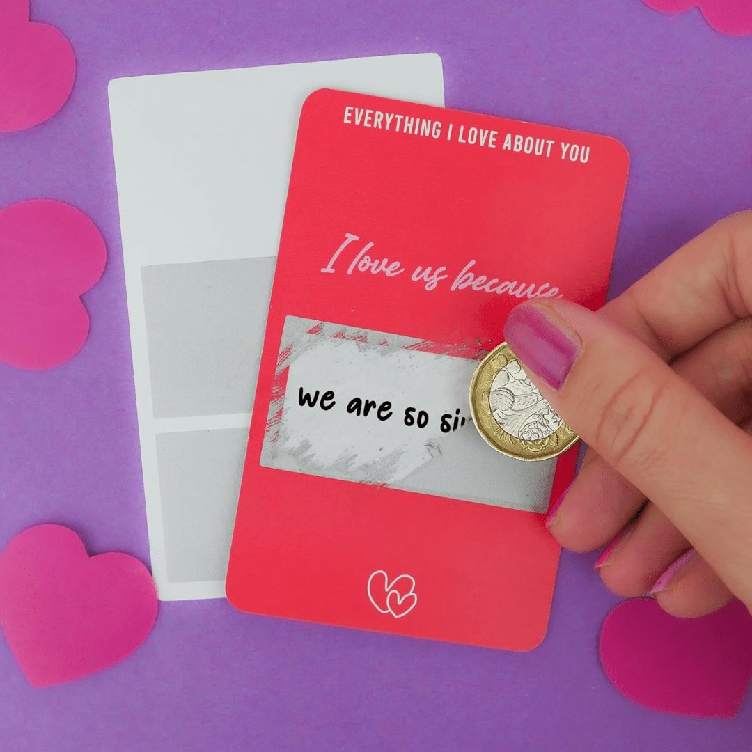 Gift Republic Everything I Love About You - DIY Scratch Cards - Gift Republic
