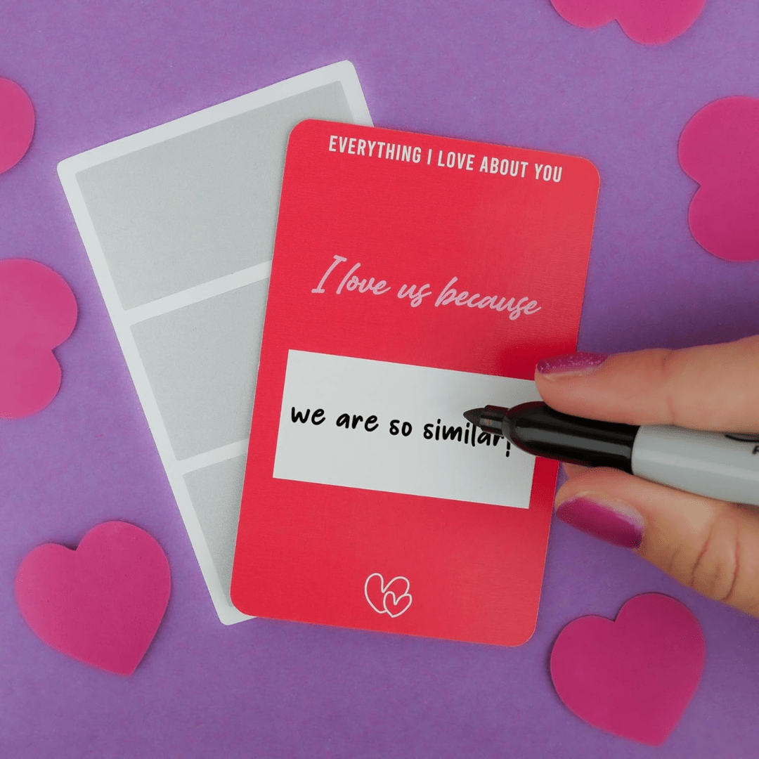 Gift Republic Everything I Love About You - DIY Scratch Cards - Gift Republic