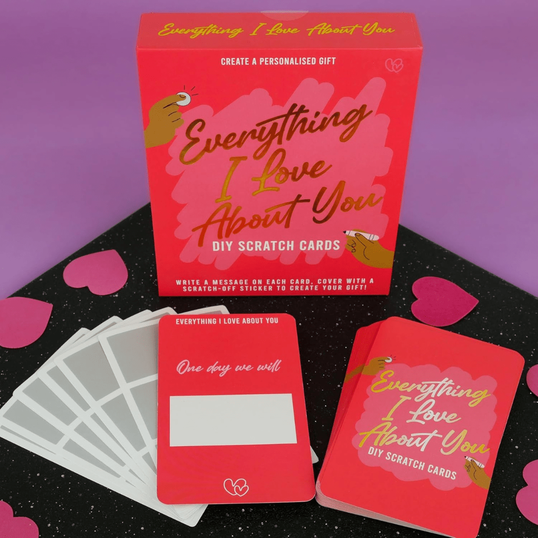 Gift Republic Everything I Love About You - DIY Scratch Cards - Gift Republic