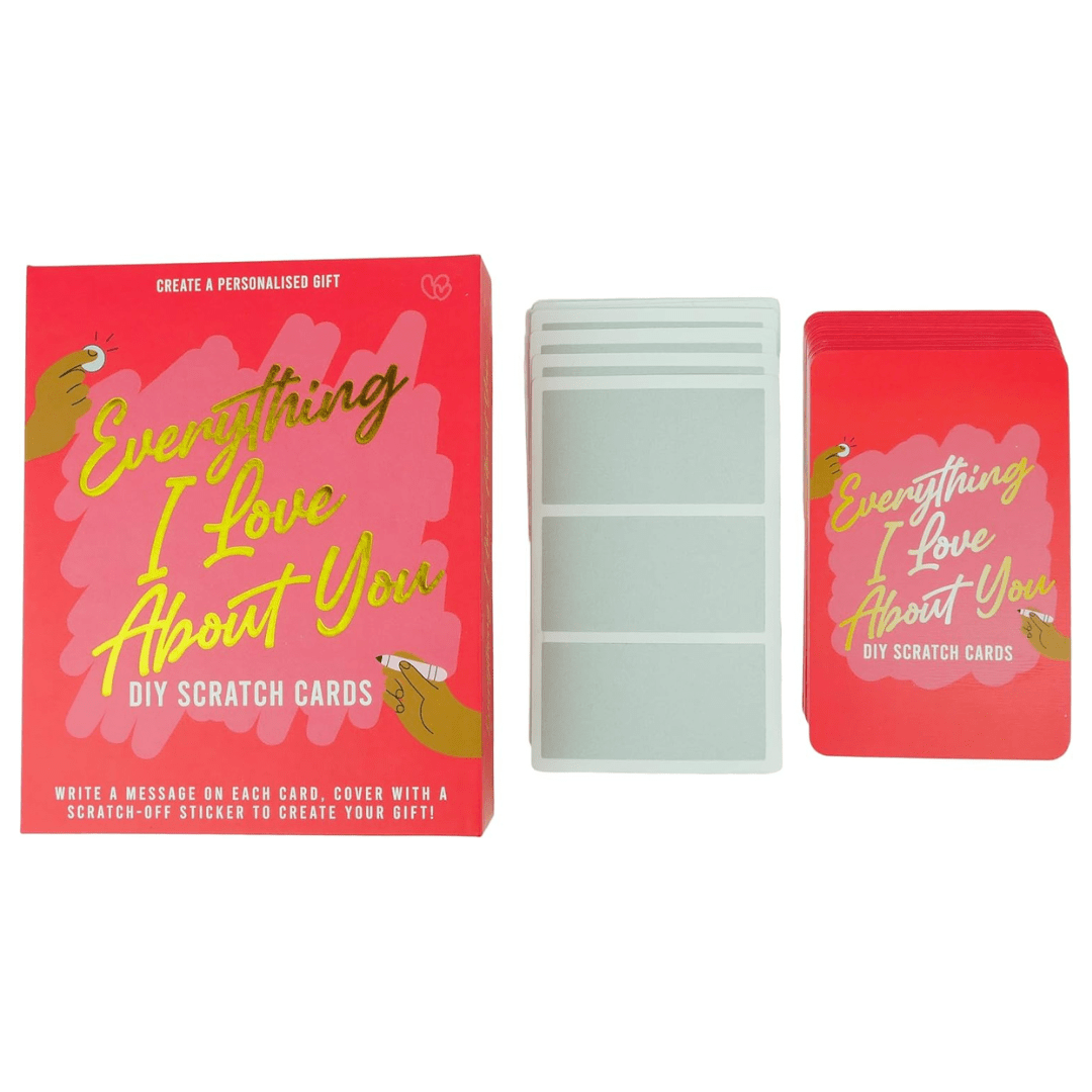 Gift Republic Everything I Love About You - DIY Scratch Cards - Gift Republic