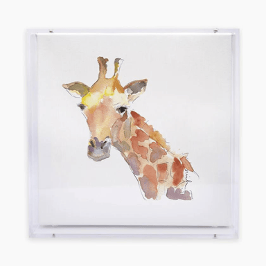 Giraffe Acrylic Shadow Box Print - Anne Neilson Home