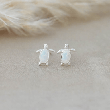 Glee Maui Studs - White Opalite - Glee