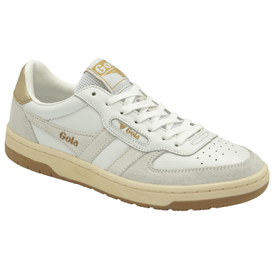 Gola Classic Women's Hawk Sneakers - White/Gold - Gola