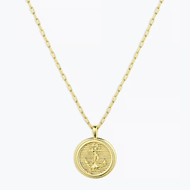 Gorjana Anchor Coin Necklace - Gold - Gorjana