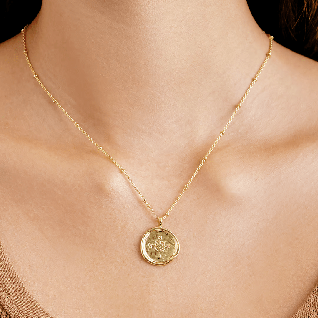 Gorjana Compass Coin Necklace - Gorjana