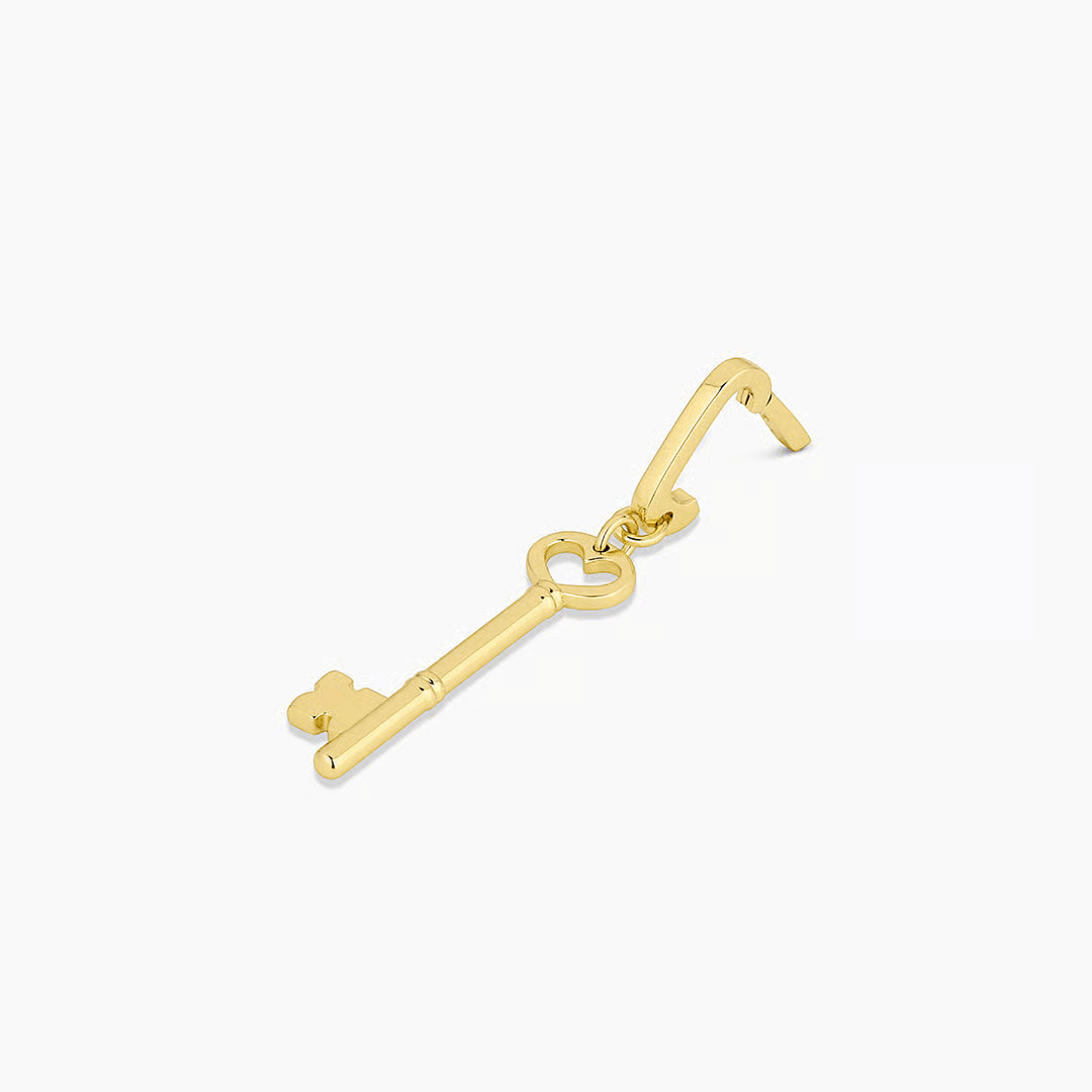 Gorjana Heart Key Statement Charm - Gorjana