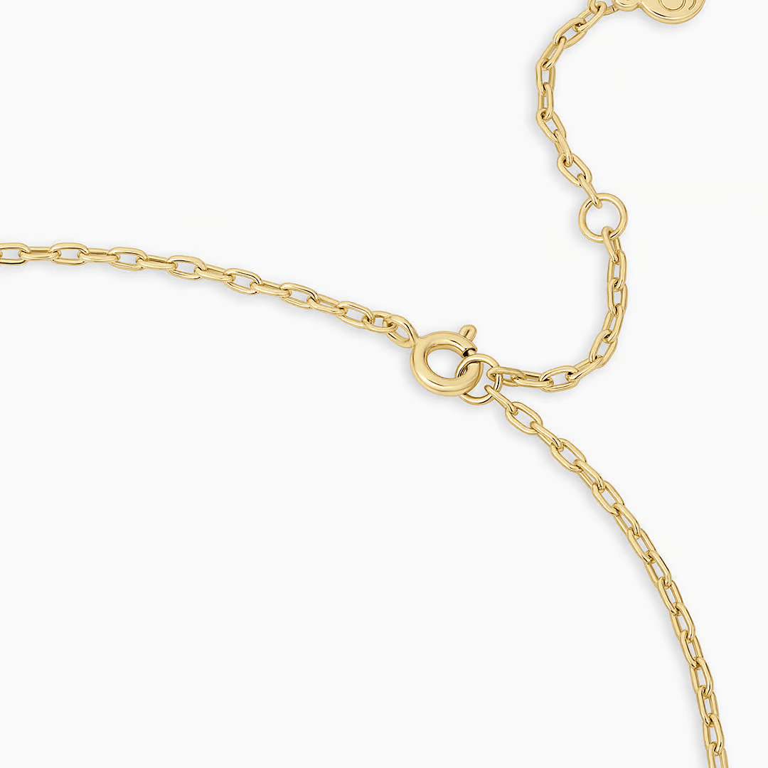 Gorjana Heart Padlock Interlocking Necklace - Gorjana