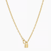 Gorjana Heart Padlock Interlocking Necklace - Gorjana