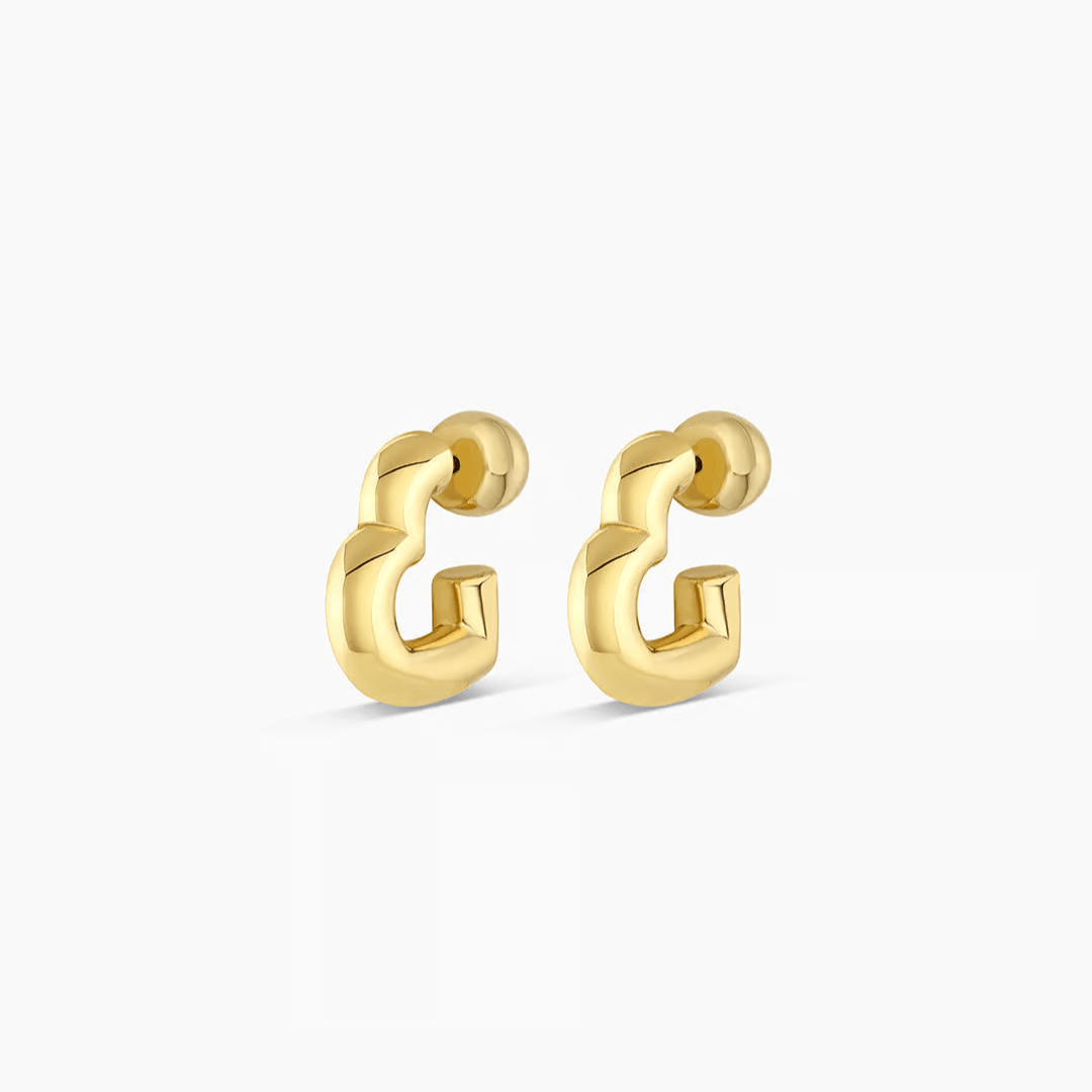 Gorjana Lou Statement Heart Huggies - Gorjana