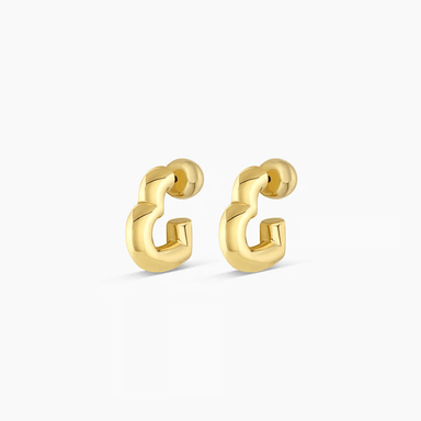 Gorjana Lou Statement Heart Huggies - Gorjana