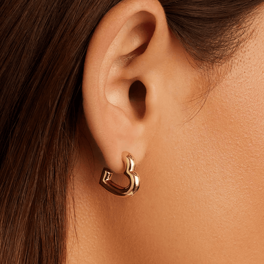 Gorjana Lou Statement Heart Huggies - Gorjana