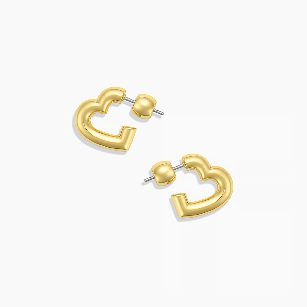 Gorjana Lou Statement Heart Huggies - Gorjana