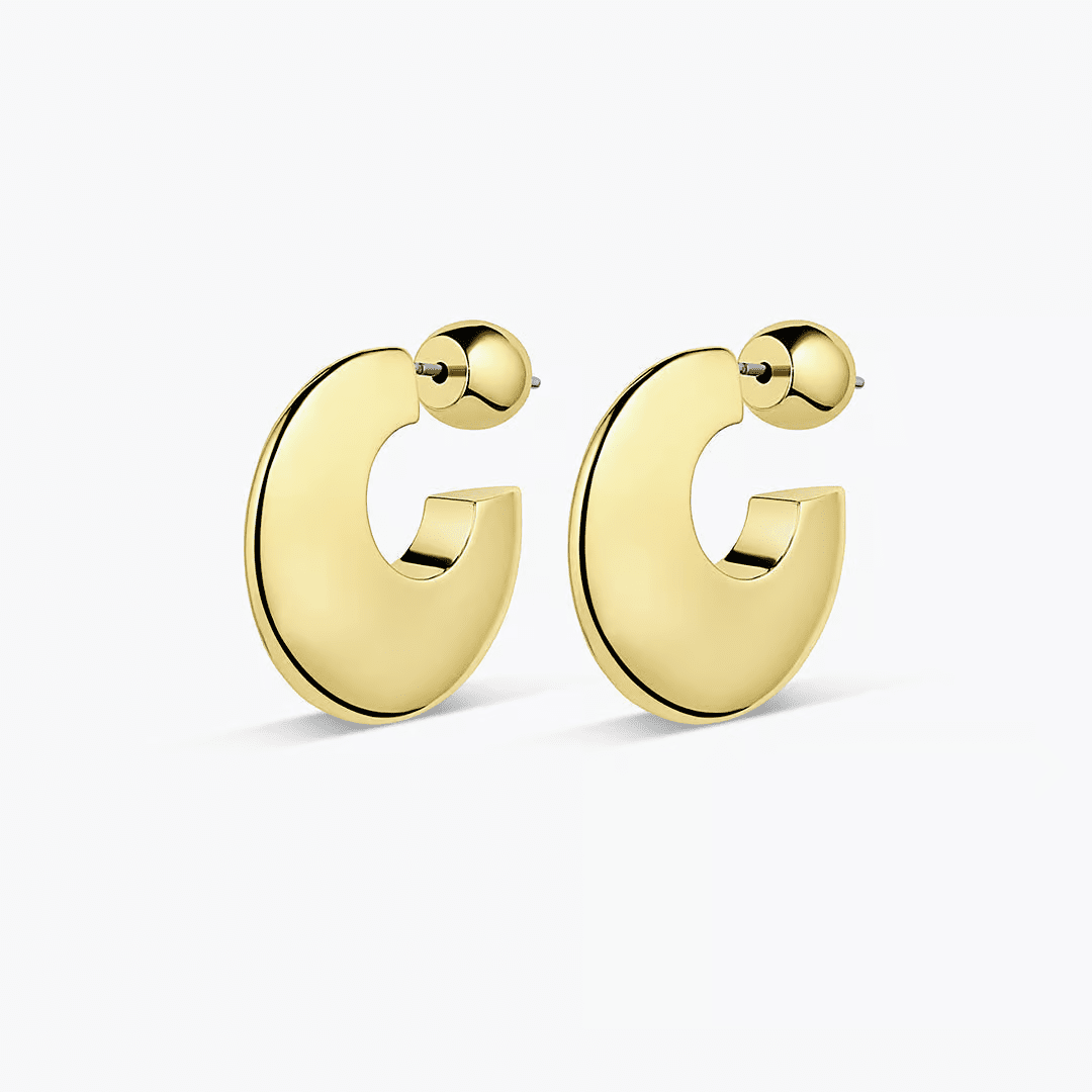 Gorjana Paseo Arc Hoops - Gold - Gorjana