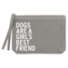 Grey Canvas Pouch - Santa Barbara Design Studio