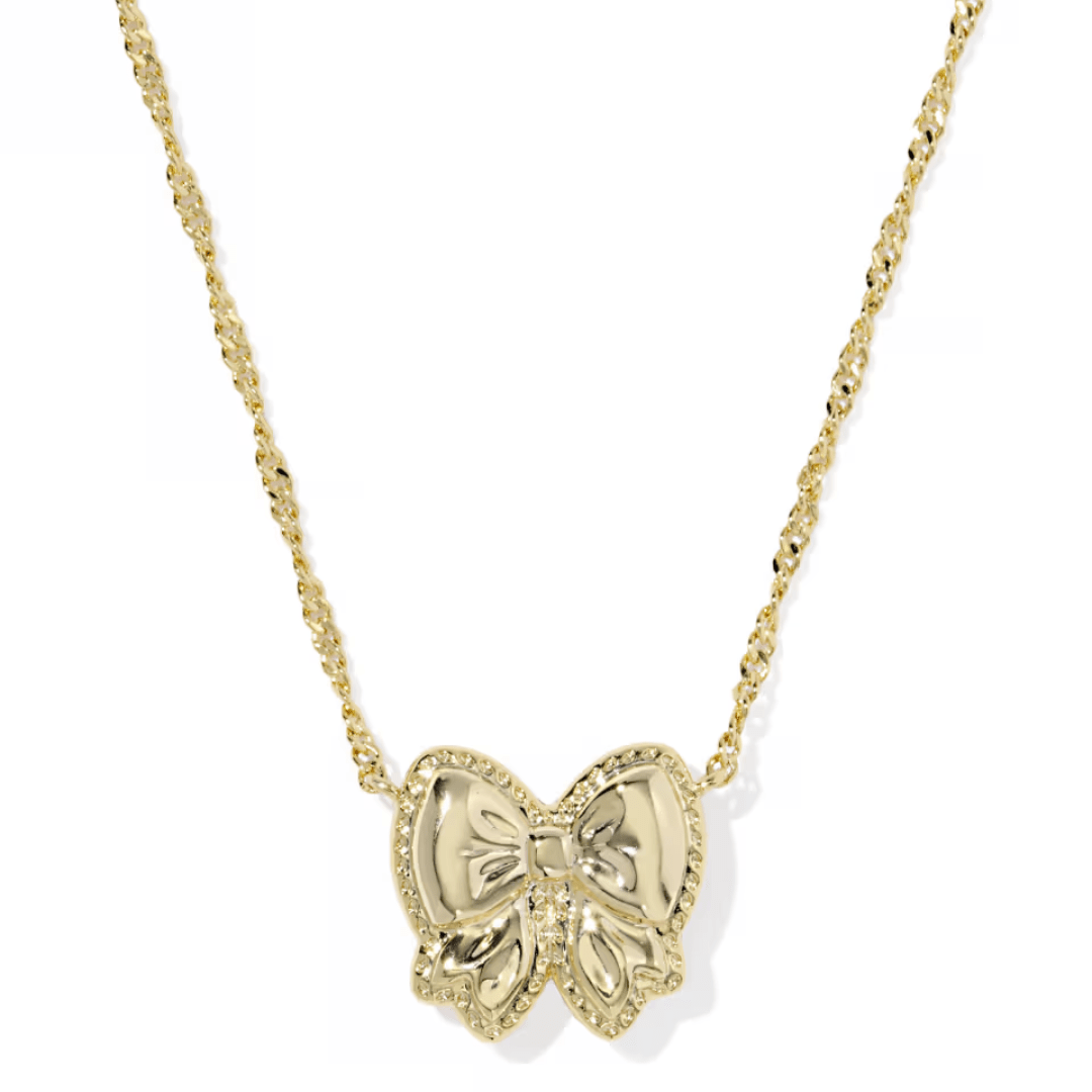 Haley Bow Necklace - Red Mother of Pearl - Kendra Scott