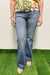 Hidden Happi High Rise Flare Jeans - Medium Dark - Hidden Jean
