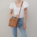Hobo Austin Pebbled Leather Crossbody - Warm Honey - Hobo