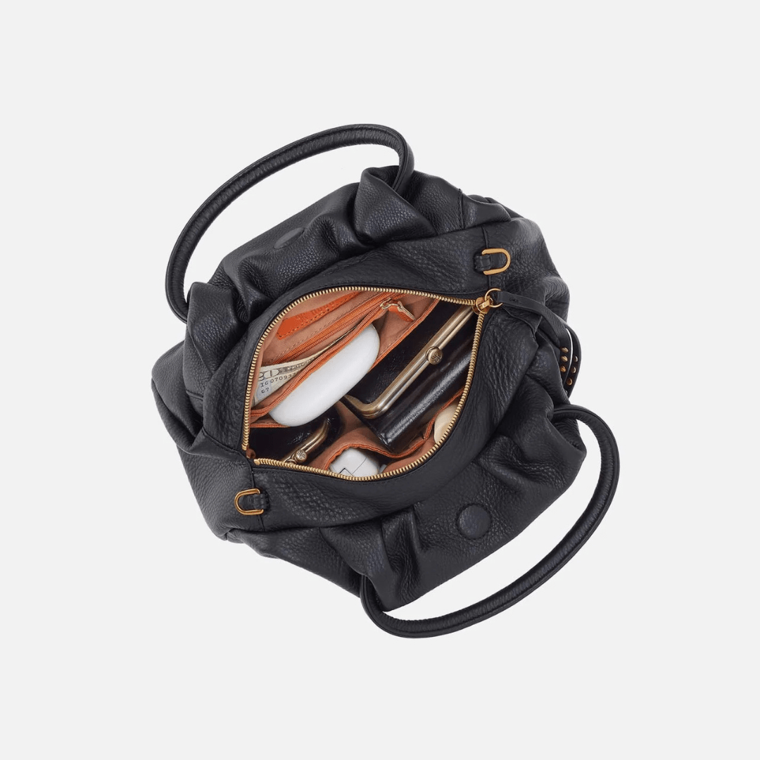 Hobo Darling Small Pebbled Leather Satchel - Black - Hobo