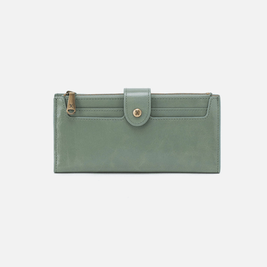 Hobo Dunn Polished Leather Continental Wallet - Jade - Hobo