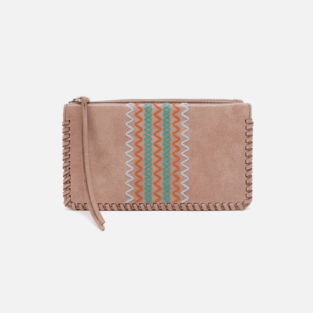 Hobo Foray Large Buffed Leather Wallet - Hazel - Hobo