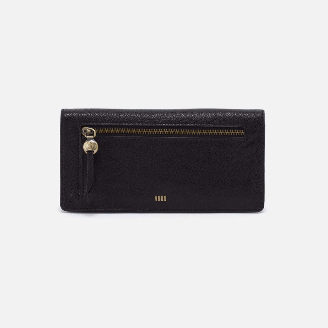 Hobo Hutton Large Wallet - Black - Hobo