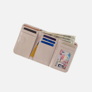 Hobo Jill Trifold Wallet - Stone Gloss - Hobo