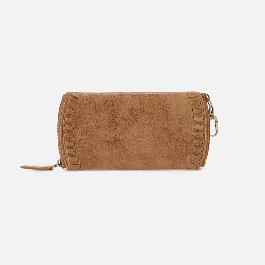 Hobo Spark Buffed Leather Double Eyeglass Case - Whiskey - Hobo
