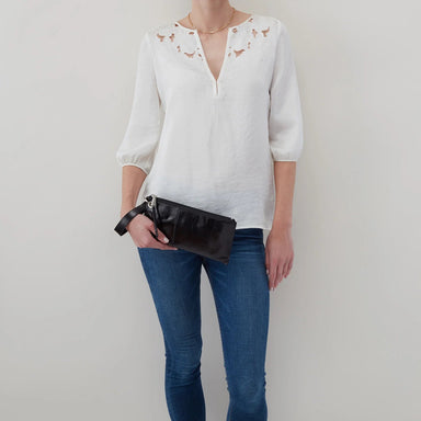 Hobo Vida Wristlet Polished Leather - Hobo