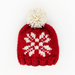 Huggalugs Beanie - Snowflake Red - Huggalugs
