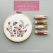 Jardin in Mauve Beginner Embroidery Kit - And Other Adventures Embroidery Co