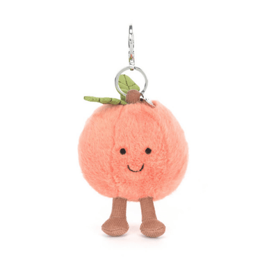 Jellycat Amuseables Peach Bag Charm - Jellycat