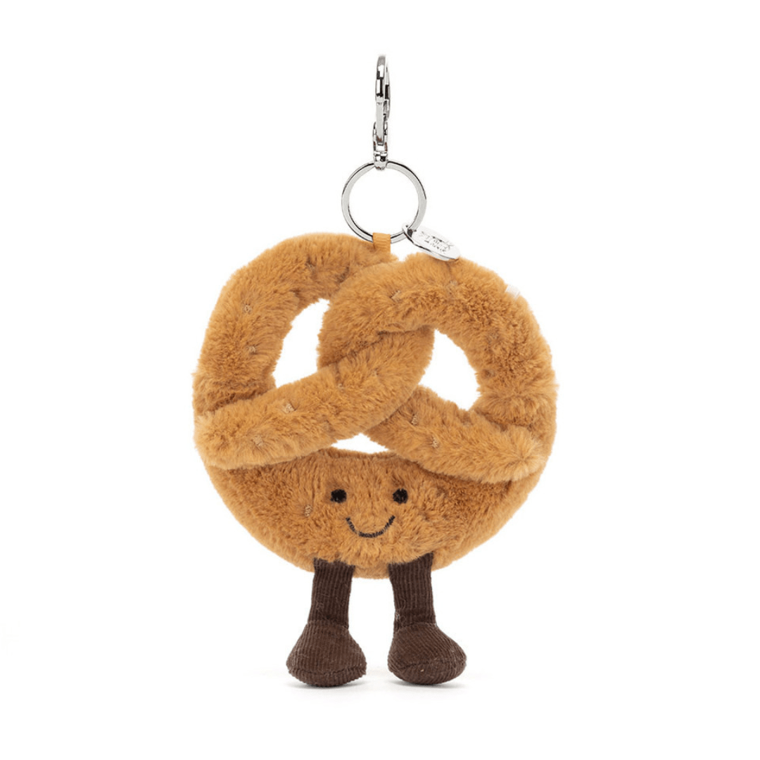 Jellycat Amuseables Pretzel Bag Charm - Jellycat