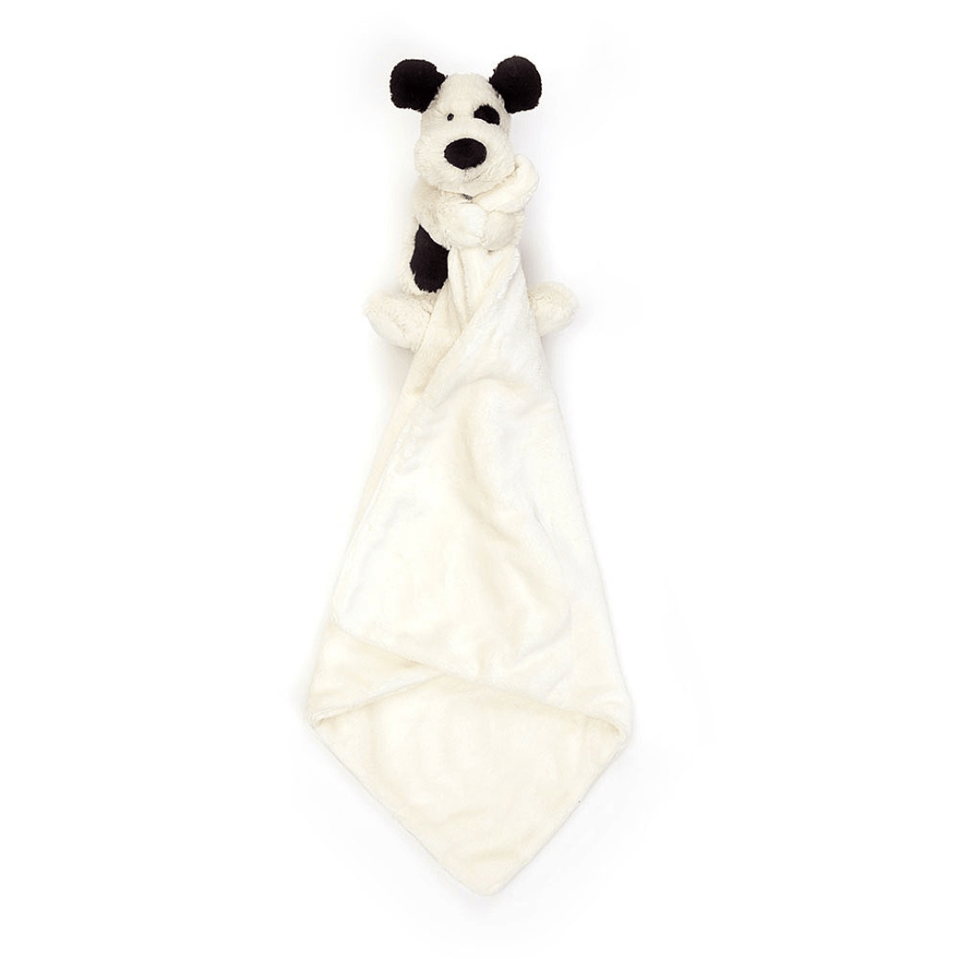 Jellycat Bashful Black & Cream Puppy Soother - Jellycat