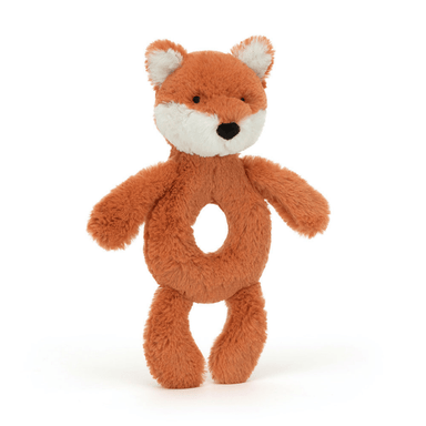 Jellycat Bashful Fox Cub Ring Rattle - Jellycat