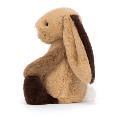 Jellycat Bashful Patchwork Brown Bunny - Jellycat