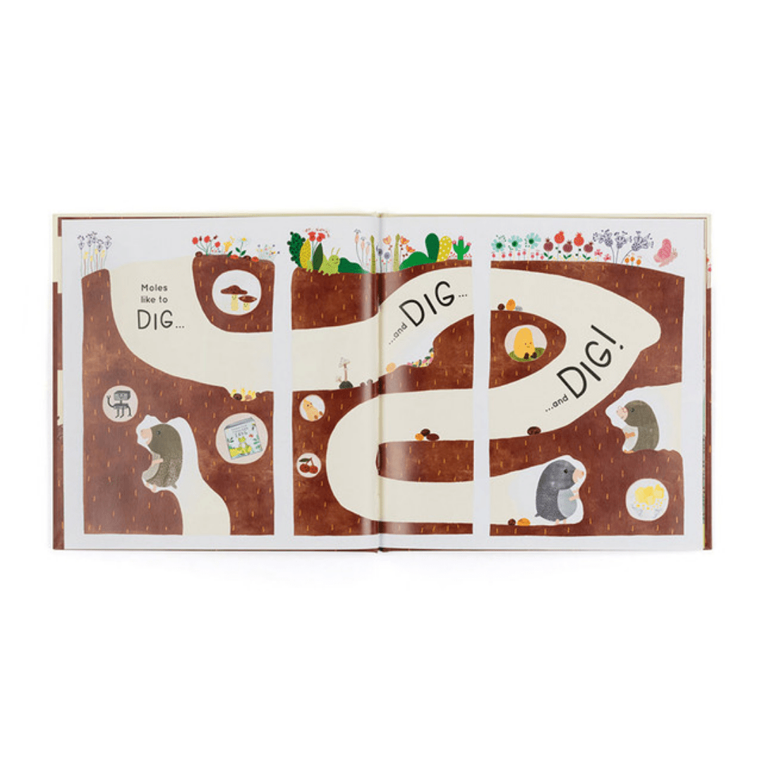Jellycat Muswell Mole and the Buried Treasure Book - Jellycat