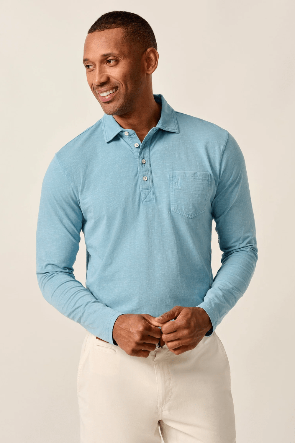 Johnnie - O Coastal Wash Long Sleeve - Malibu - Johnnie - O