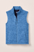 Johnnie - O Denalis Zipper Vest - Mid Blue - Johnnie - O