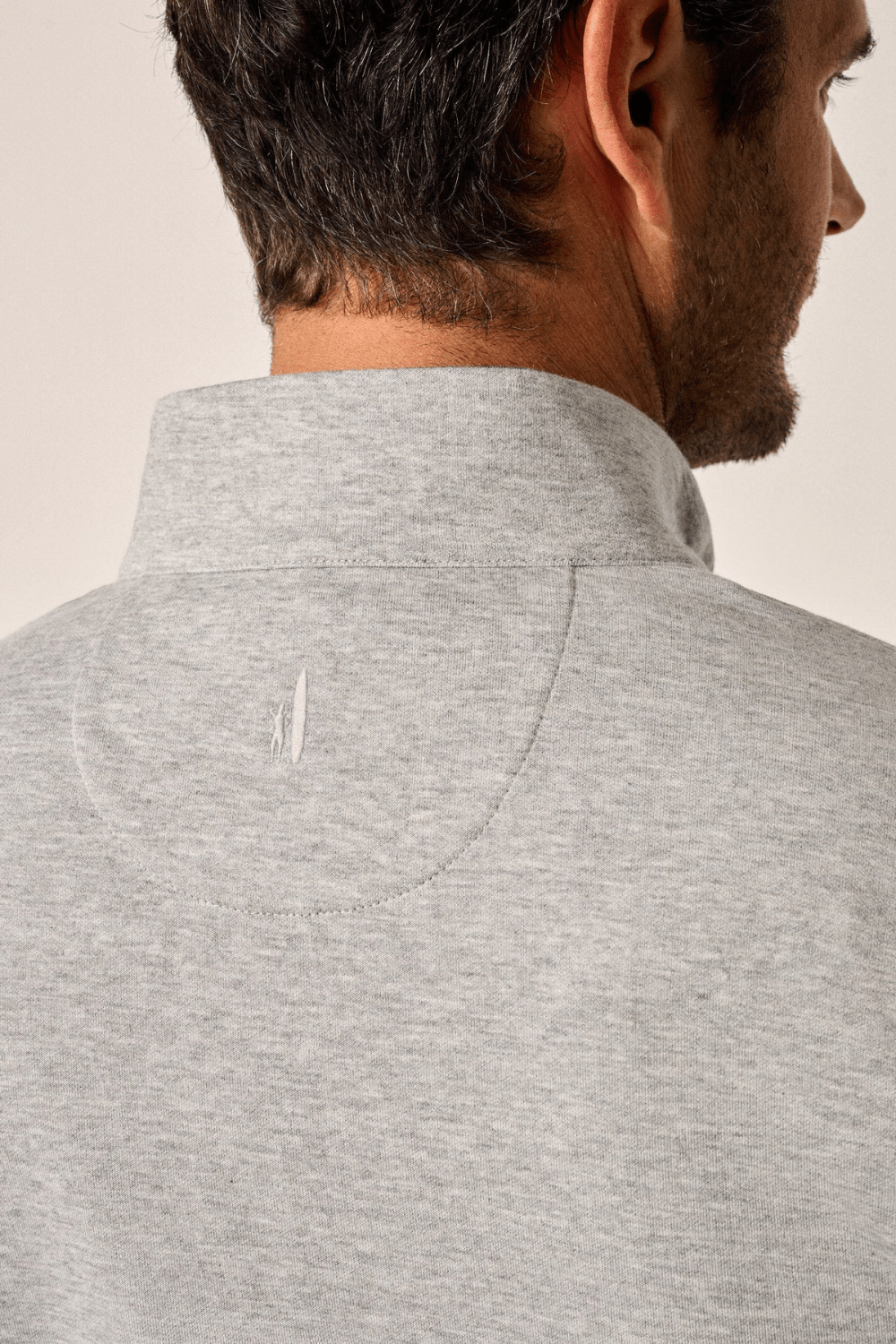 Johnnie - O Sully Quarter Zip - Light Gray - Johnnie - O