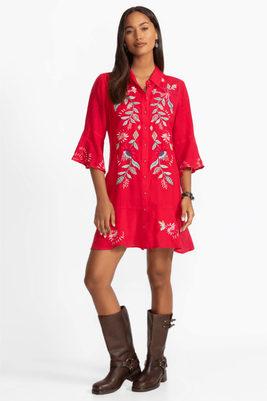 Johnny Was Talulla Tiered Flounce Dress - Inez Dot - Johnny Was