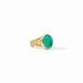 Julie Vos Cabochon Ring - Iridescent Emerald Green - Julie Vos