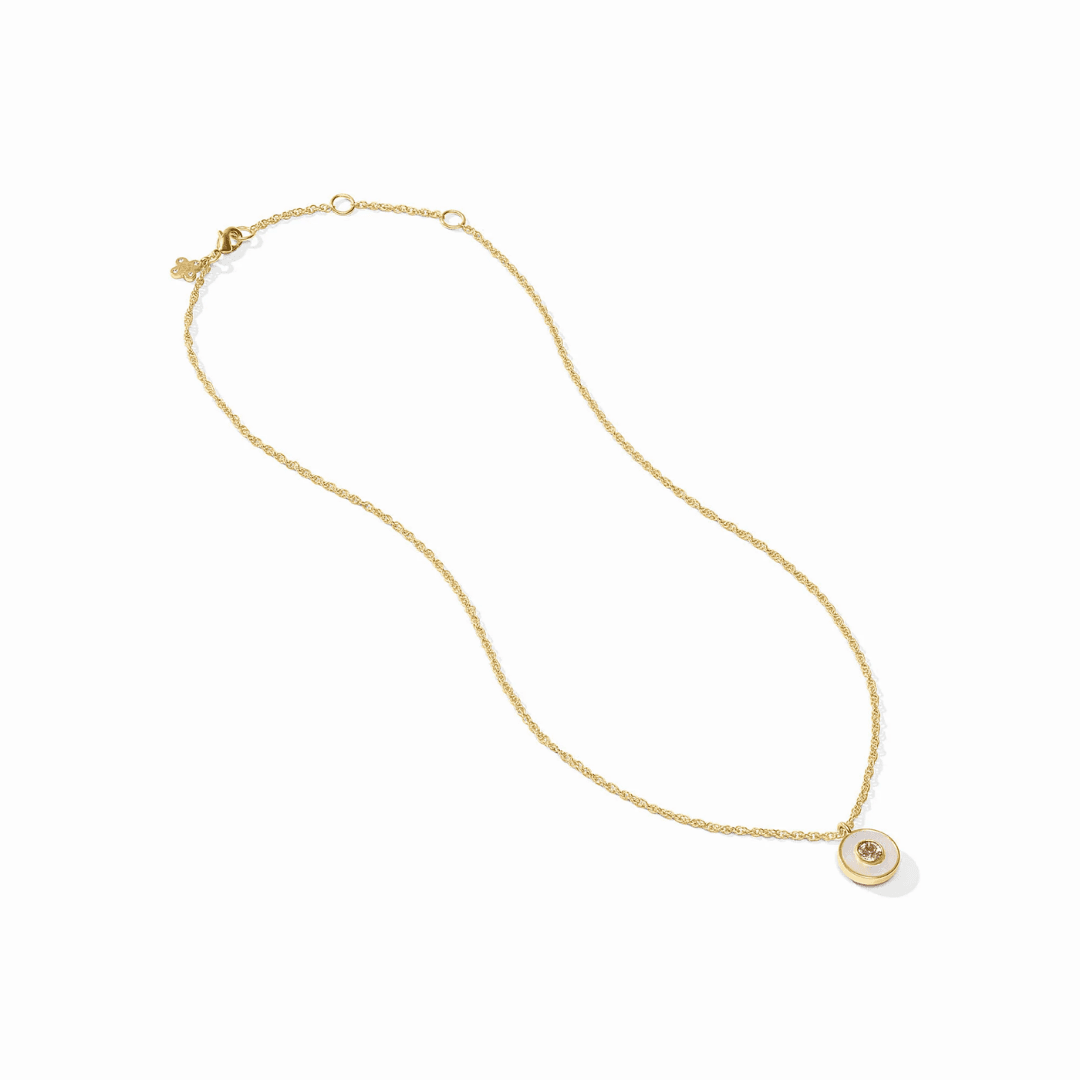 Julie Vos Colette Circle Delicate Necklace - Julie Vos