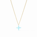 Julie Vos Gumdrop Cross Delicate Necklace - Julie Vos