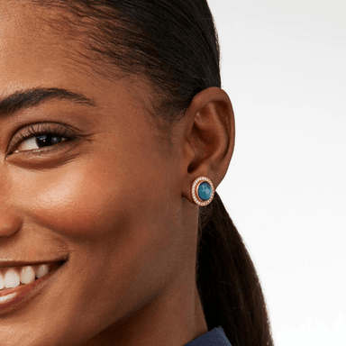 Julie Vos Mimi Stud Earrings - Obsidian Black - Julie Vos