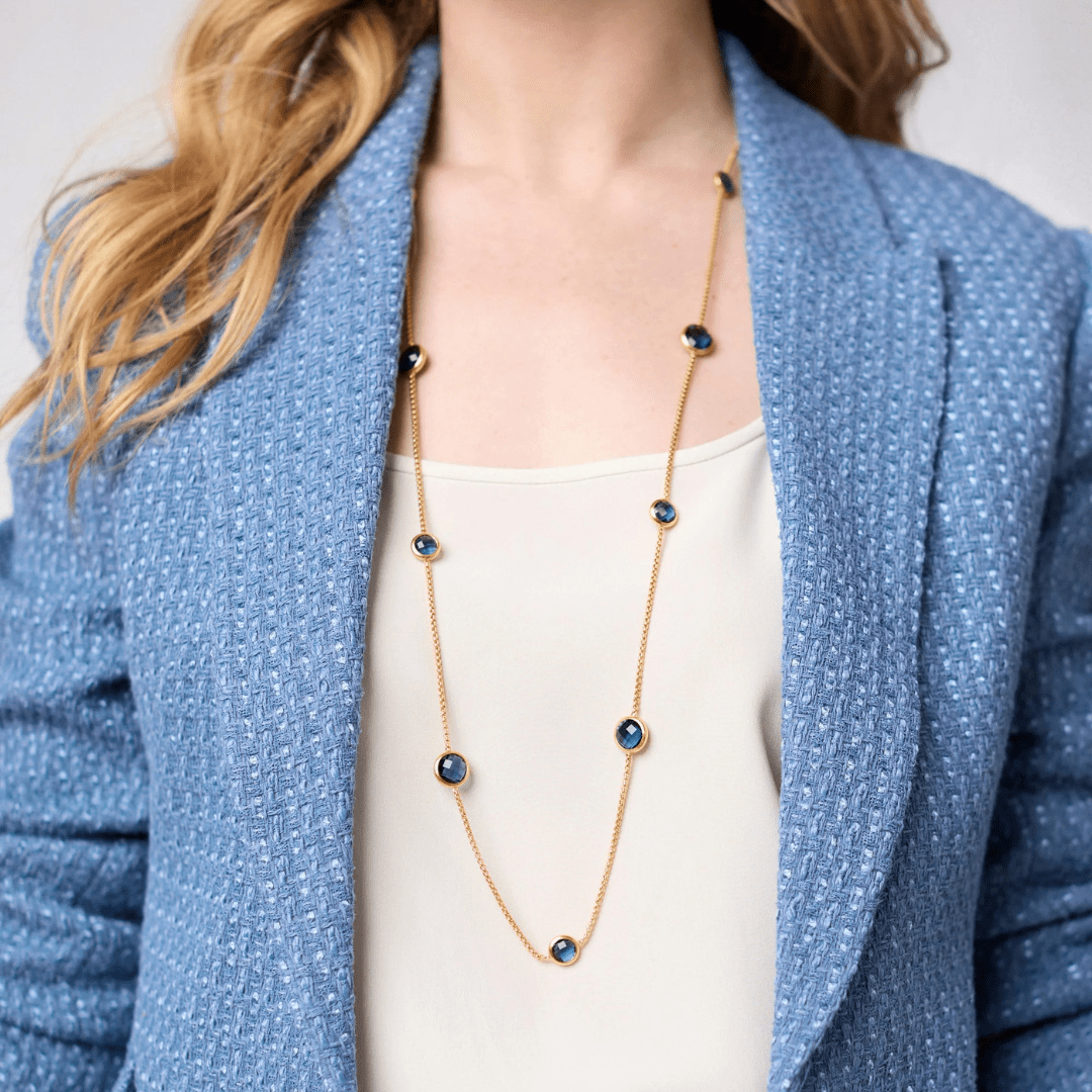 Julie Vos Rainbow Station Necklace - Julie Vos