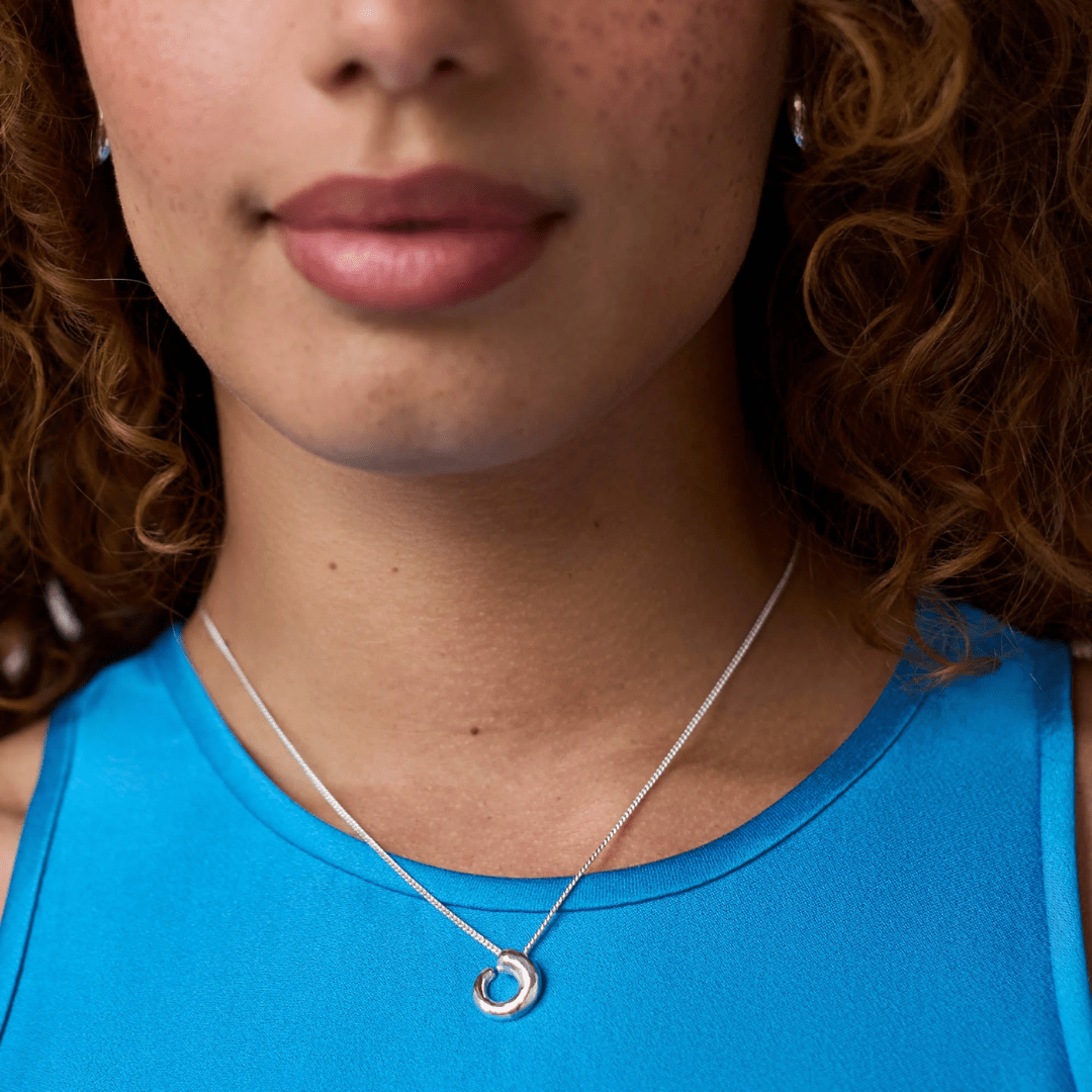 Julie Vos Solara Spiral Delicate Necklace - Julie Vos